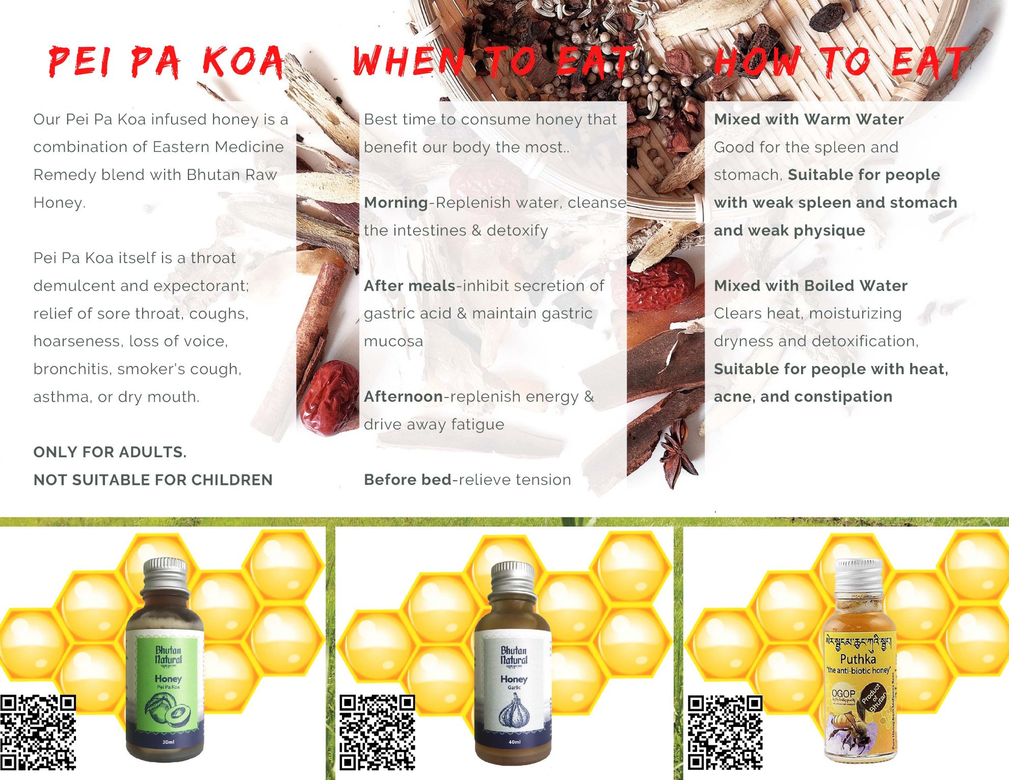 Picture of Pei Pa Koa Infused Honey