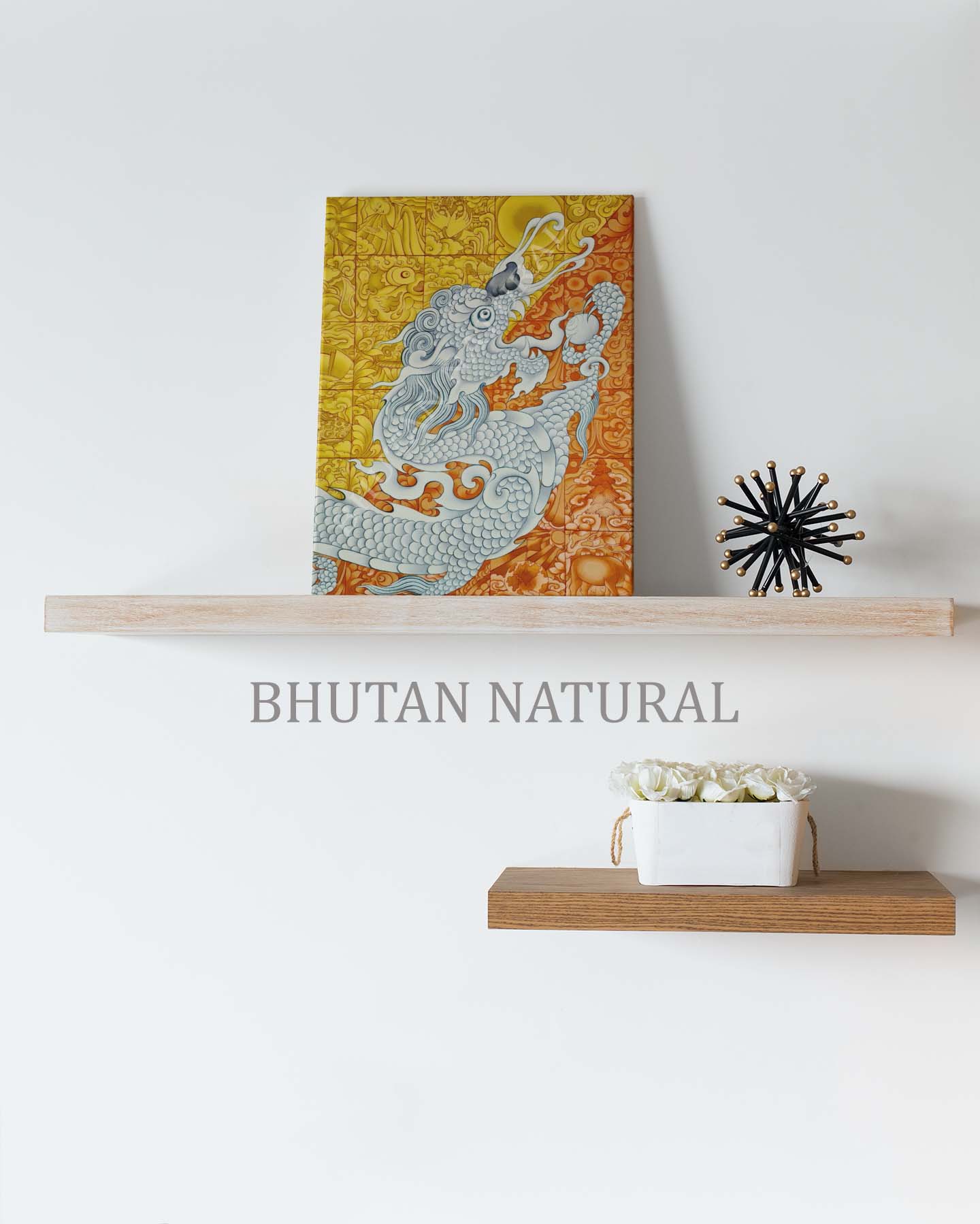Picture of Bhutan Dragon Canvas Art Print
