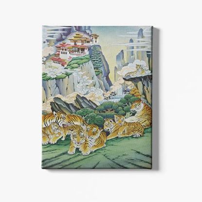 Picture of Bhutan Tiger's Nest Canvas Art Print