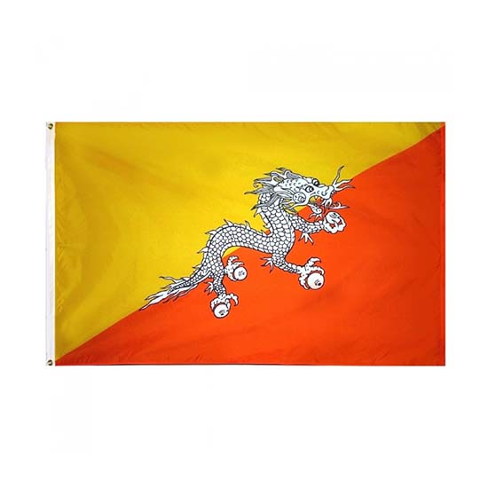 Bhutan National Flag of Dragon - Shop Organic Produce from Bhutan