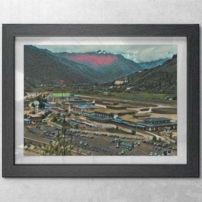 Picture of Paro Airport Scenery Puzzle
