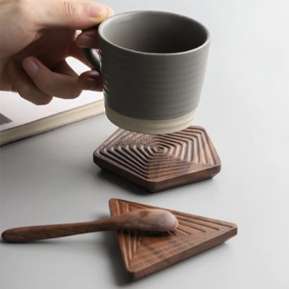 Picture of Beverage Walnut Wood Coaster