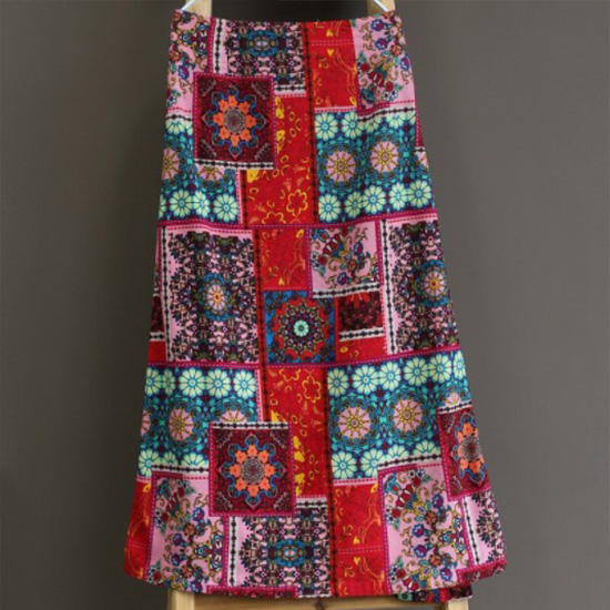 Picture of Vintage Bohemian Style Long Skirt