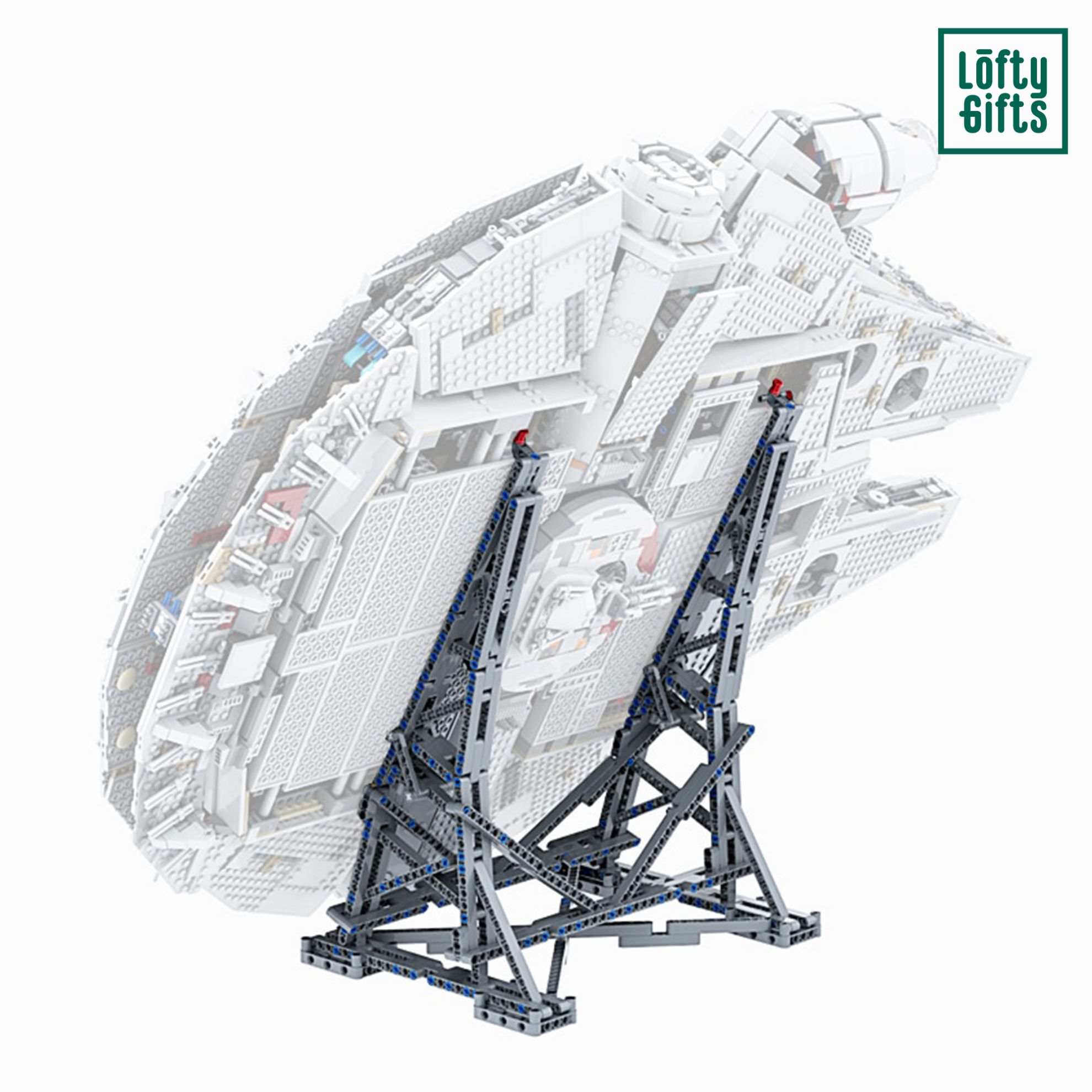 Picture of MOC Vertical Stand for Lego Millennium Falcon 05132 & 75192 Model Building Blocks