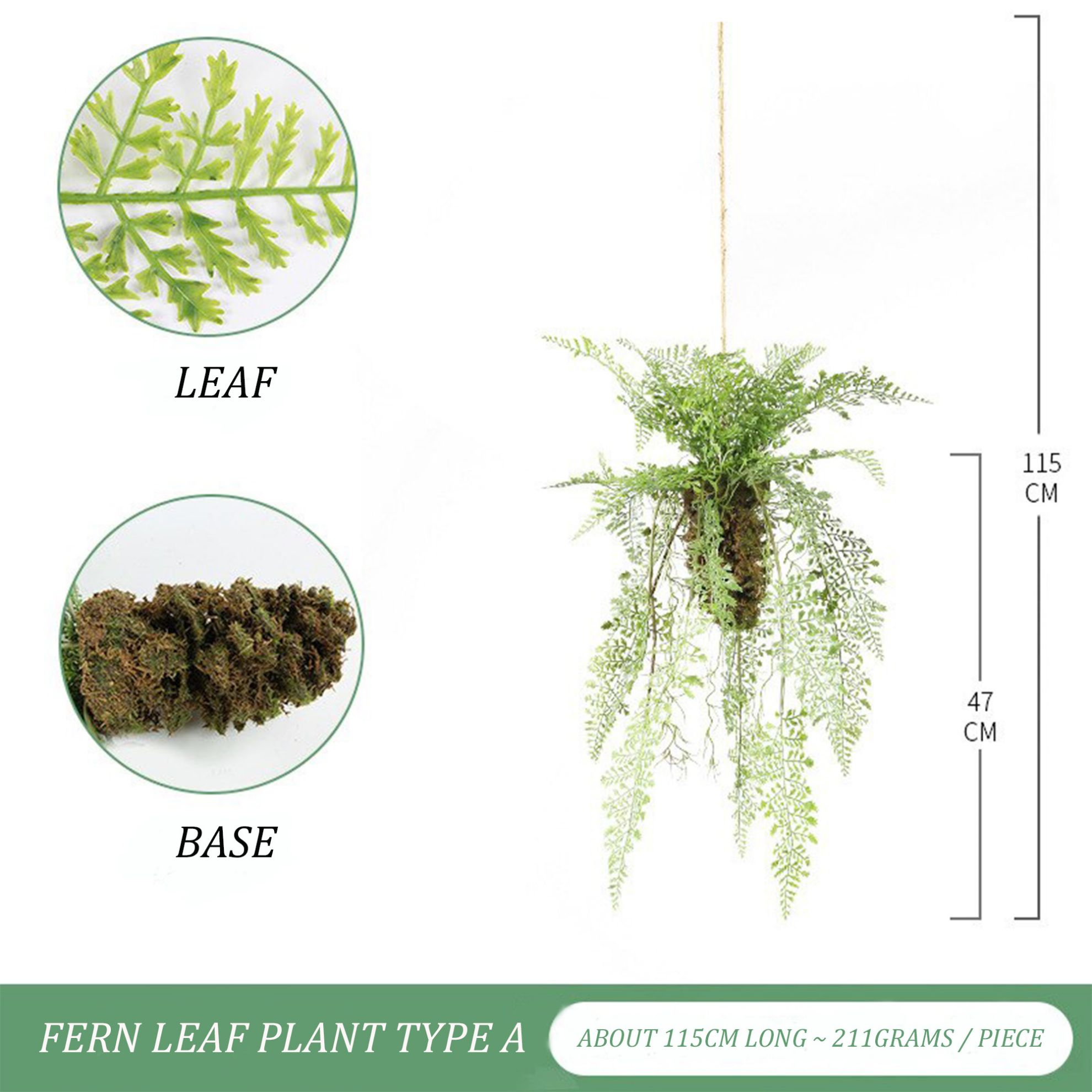 Picture of Faux Aerial Persian Fern Artificial Plant